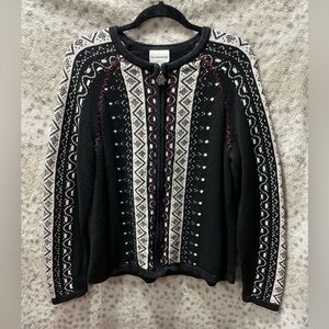 VINTAGE BRECKENRIDGE HOLIDAY ZIP UP ❄️